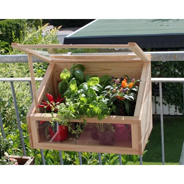 Mini-kweekkas Voor Balkon - 49 × 33,5 × 33,5 Cm 2 Mini-kweekkas Voor Balkon - 49 × 33,5 × 33,5 Cm - Afbeelding 2