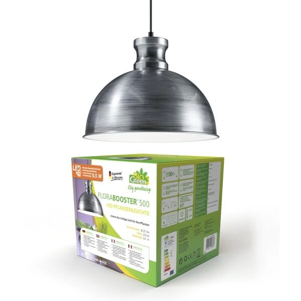 Groeilamp Led Florabooster 500 - 6,5W - Zink 2 Groeilamp Led Florabooster 500 - 6,5W - Zink - Afbeelding 2