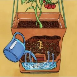 Plantentoren Maxitom Met Waterreservoir - Terracotta 9 Plantentoren Maxitom Met Waterreservoir - Terracotta -ESSCHERT DESIGN Verkoopwinkel 1677510668 5 600