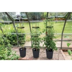 Tomatentoren 150 Cm Met Bewateringssysteem - Grijs -ESSCHERT DESIGN Verkoopwinkel klimplantentoren met bewateringssysteem 1519073384 5 600