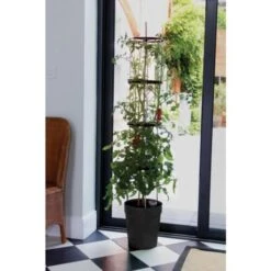 Tomatentoren 150 Cm Met Bewateringssysteem - Grijs -ESSCHERT DESIGN Verkoopwinkel klimplantentoren met bewateringssysteem 1519073397 1 600