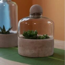 ESSCHERT DESIGN Kweekstolp Glas Op Betonbasis 7 ESSCHERT DESIGN Kweekstolp Glas Op Betonbasis -ESSCHERT DESIGN Verkoopwinkel kweekstolp glas op betonbasis 1628768694 1 600