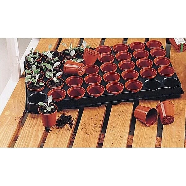 Tray Met 40 Kweekpotjes 6 Cm 1 Tray Met 40 Kweekpotjes 6 Cm