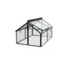 Vitavia Gaia Jumbo Miniserre Aluminium Zwart - 83 × 119 Cm - 0,99 M² -ESSCHERT DESIGN Verkoopwinkel miniserre gaia jumbo gehard glas 1660739251 1 600
