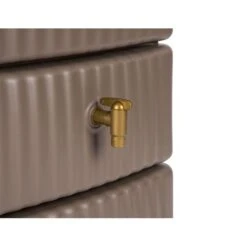 Regenton Muurmodel Slim 650 Liter + Kraan - Taupe -ESSCHERT DESIGN Verkoopwinkel regenton muurmodel slim 650l taupe kr 1603726254 600