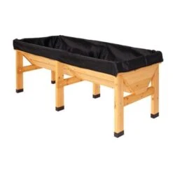 Vegtrug Verhoogde Kweektafel - 180 × 76 × 80 Cm -ESSCHERT DESIGN Verkoopwinkel vegtrug 180 cm 1484054920 4 600