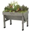 Vegtrug Verhoogde Kweektafel Grijs - 100 × 80 × 80 Cm -ESSCHERT DESIGN Verkoopwinkel vegtrug grijs 1 m 1517220275 1 600