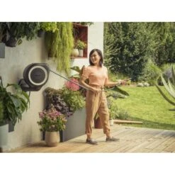 Wandslangenbox GARDENA RollUp Wit - S - 15 M -ESSCHERT DESIGN Verkoopwinkel wandslangbox rollup s gardena 1617258486 3 600