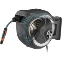 Wandslangenbox GARDENA RollUp Wit - M/L - 25 M -ESSCHERT DESIGN Verkoopwinkel wandslangenbox gardena rollup wit ml 1651154526 5 600